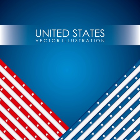 USA design over  background, vector illustrationのイラスト素材