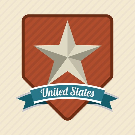 USA design over  background, vector illustrationのイラスト素材