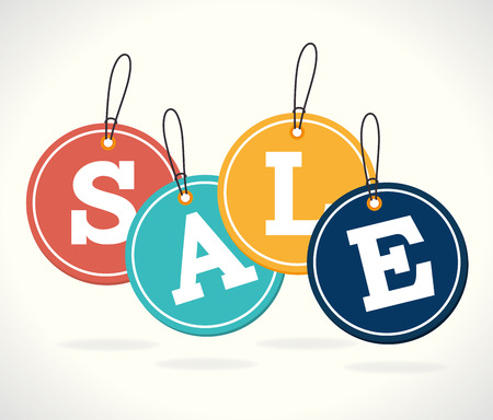 Shopping design over gray background, vector illustrationのイラスト素材