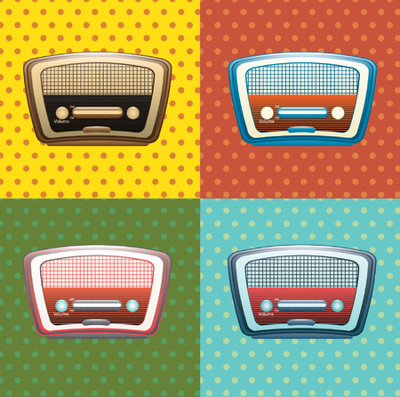 Pop art design over colorful background, vector illustrationのイラスト素材