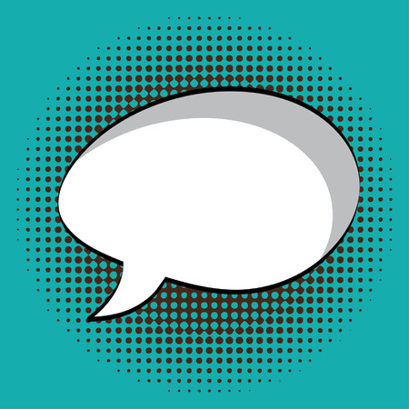 Bubble design over blue background, vector illustrationのイラスト素材