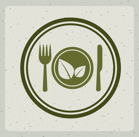 Restaurant design over beige background, vector illustrationのイラスト素材