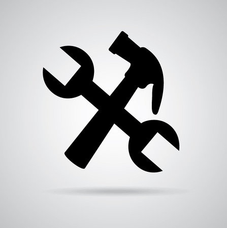 Tools design over gray background, vector llustration,のイラスト素材