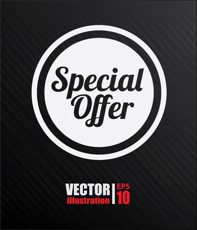 Shopping design over black background, vector illustrationのイラスト素材