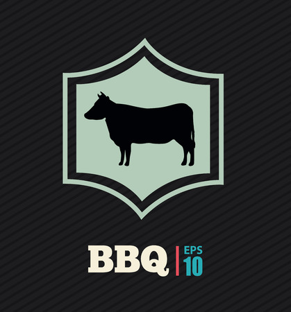 Icon desing over black background, vector illustrationのイラスト素材