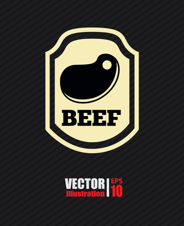 Icon desing over black background, vector illustrationのイラスト素材