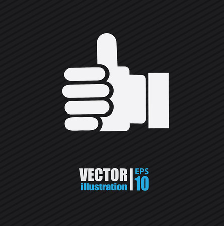 Like desing over black background, vector illustrationのイラスト素材