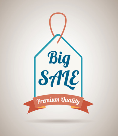 Shopping design over beige background, vector illustrationのイラスト素材