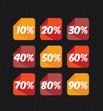 Shopping design over black background, vector illustrationのイラスト素材