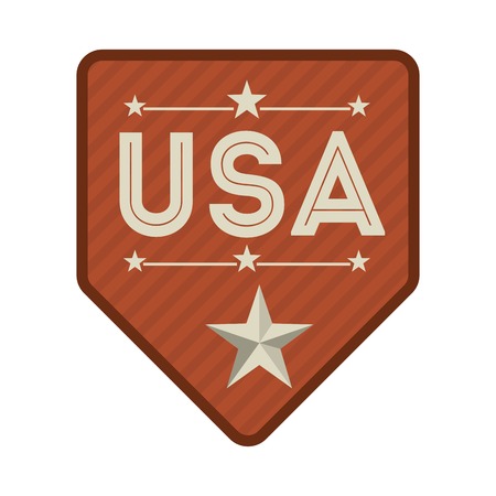 USA design over white background, vector illustrationのイラスト素材