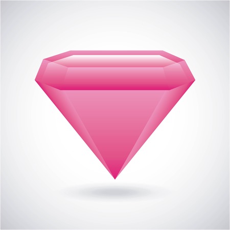 Diamond design over gray background, vector illustrationのイラスト素材