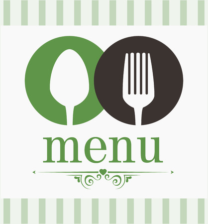 Restaurant design over white background, vector illustrationのイラスト素材