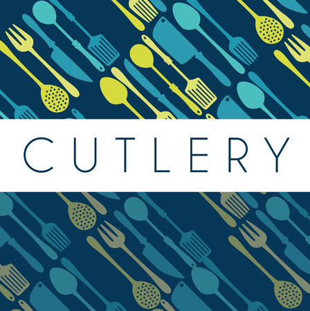 kitchen design over blue background, vector illustrationのイラスト素材