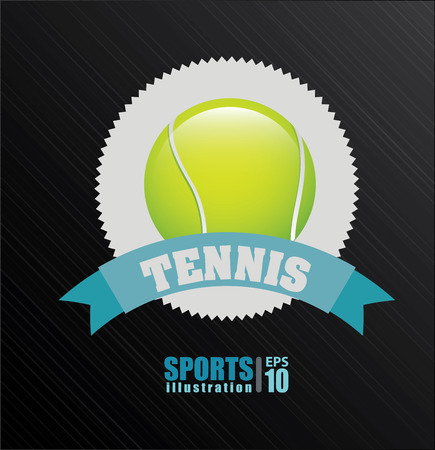 Sport design over black background, vector illustration,のイラスト素材