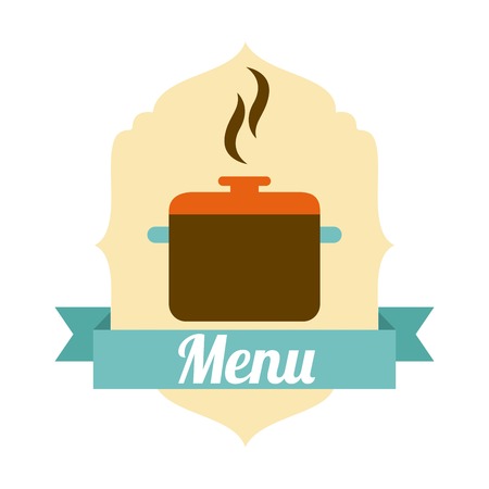 Kitchen design over white background, vector illustrationのイラスト素材