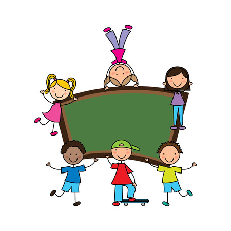 School design over white background, vector illustrationのイラスト素材