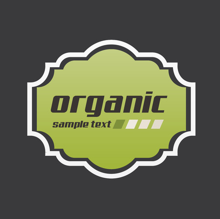 Label design over gray background, vector illustrationのイラスト素材