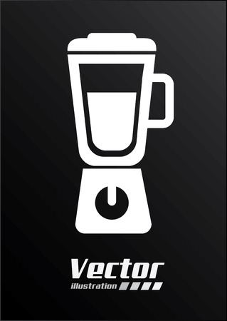 Appliances design over black background, vector illustrationのイラスト素材