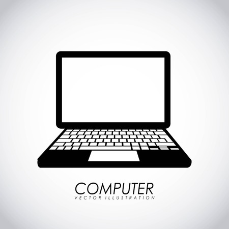 Technology design over gray background, vector illustrationのイラスト素材