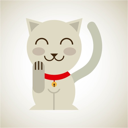 China design over yellow background, vector illustrationのイラスト素材