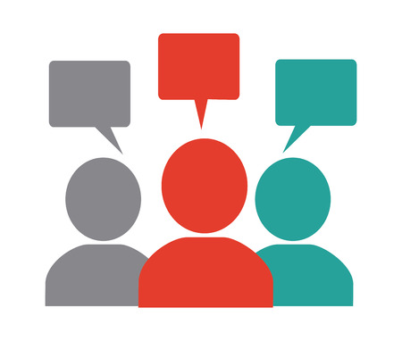 People design over white background, vector illustrationのイラスト素材