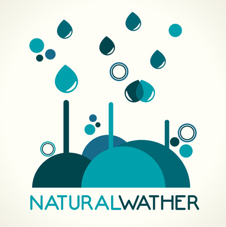 Ecology design over white background, vector illustrationのイラスト素材