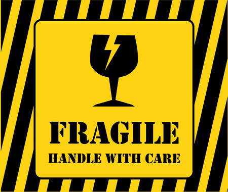 Danger design over black and yellow background, vector illustrationのイラスト素材