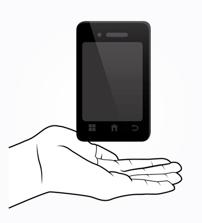 Multimedia design over white background, vector illustrationのイラスト素材