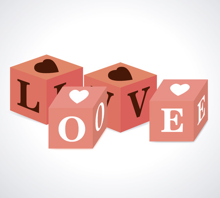 Love design over white background, vector illustrationのイラスト素材