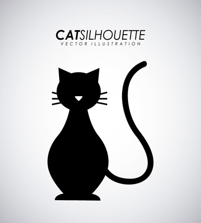 Pet design over gray backgroundのイラスト素材