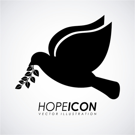 Bird design over gray background, vector illustrationのイラスト素材