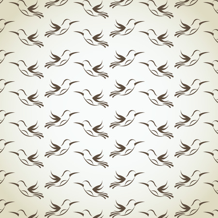 Bird design over beige  background, vector illustrationのイラスト素材