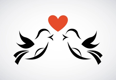 Bird design over gray background, vector illustrationのイラスト素材