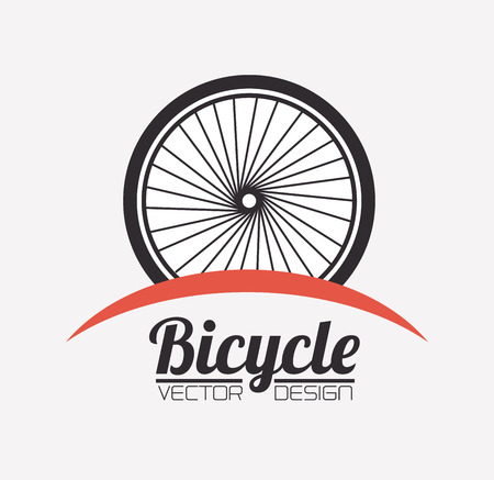 Bike design over white background,のイラスト素材