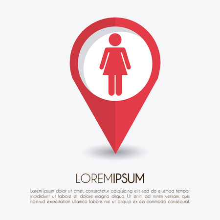 Human design over white background, vector illustrationのイラスト素材