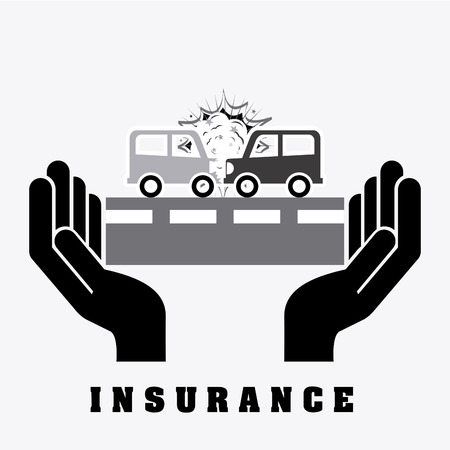 Security design over white background, vector illustrationのイラスト素材