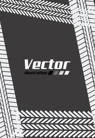 Vector design over gray background, vector illustrationのイラスト素材