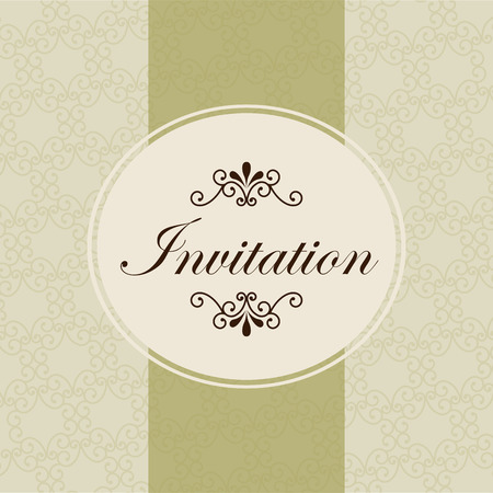 Label design over beige background, vector illustrationのイラスト素材