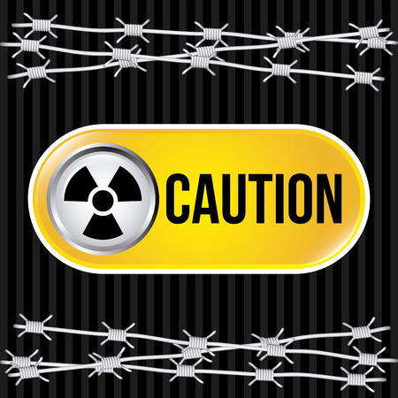 Danger design over black background, vector illustrationのイラスト素材