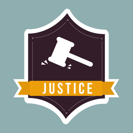 Law design over gray background,vector illustrationのイラスト素材