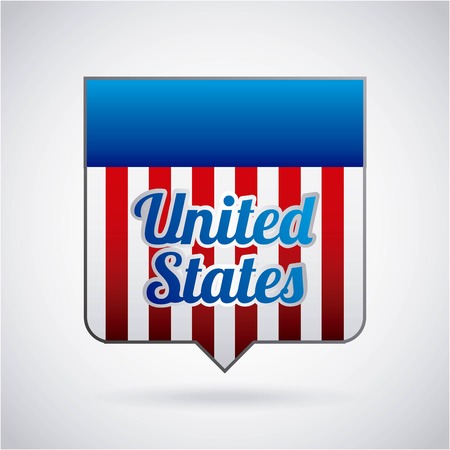 USA design over gray background, vector illustrationのイラスト素材