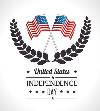 USA design over white background, vector illustrationのイラスト素材