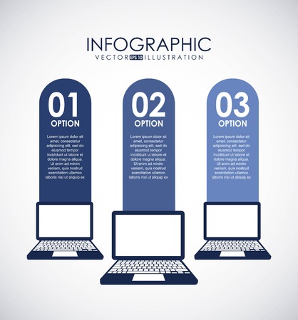 Technology design over gray background, vector illustrationのイラスト素材