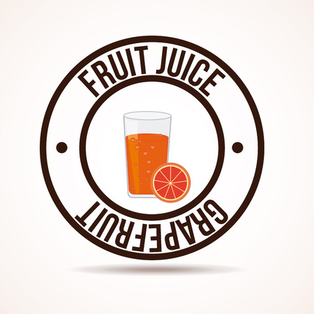 Drink design over white background, vector illustrationのイラスト素材