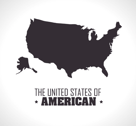 USA design over gray background, vector illustrationのイラスト素材