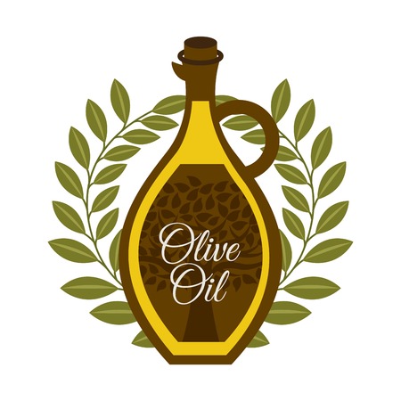 Olives design over white background, vector illustrationのイラスト素材