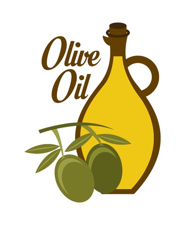 Olives design over white background, vector illustrationのイラスト素材