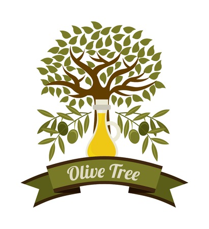 Olives design over white background, vector illustrationのイラスト素材