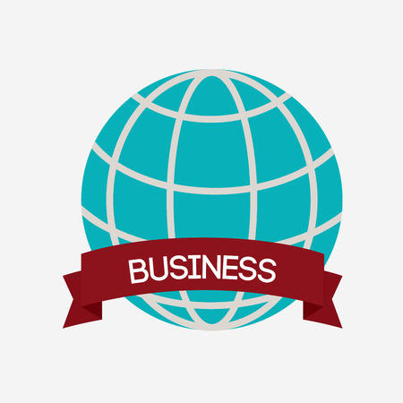 Business design over white background, vector illustrationのイラスト素材