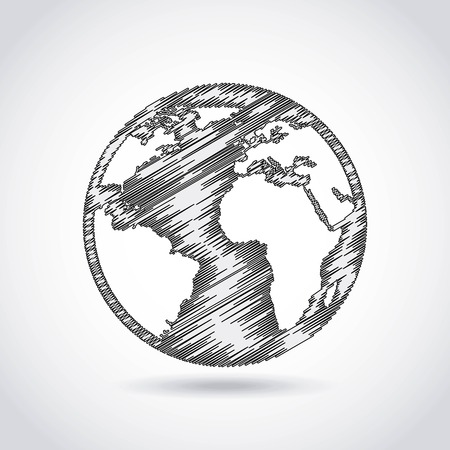 Ecology design over gray background, vector illustrationのイラスト素材